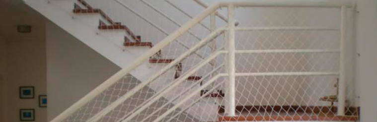 redes de proteção para escadas